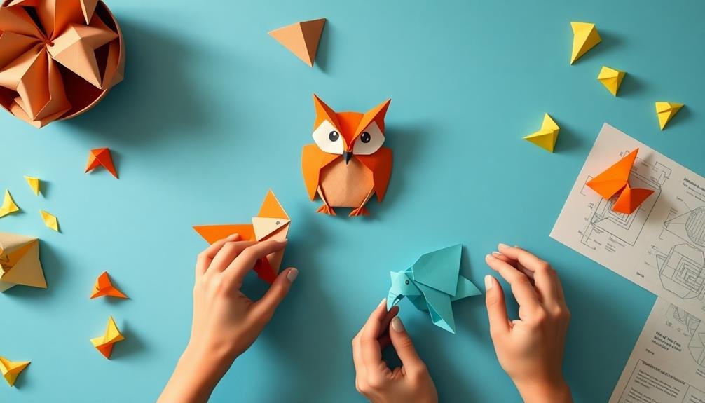mindfulness through origami creatures