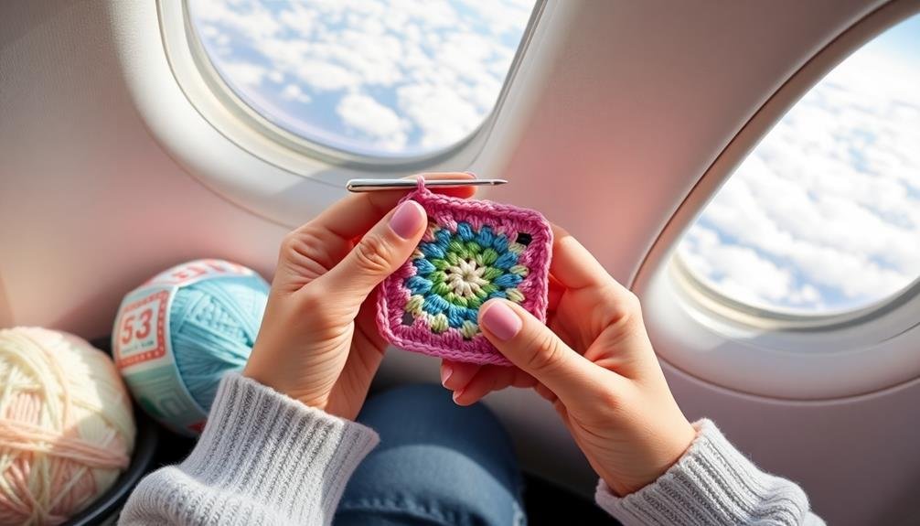 miniature crochet coaster design