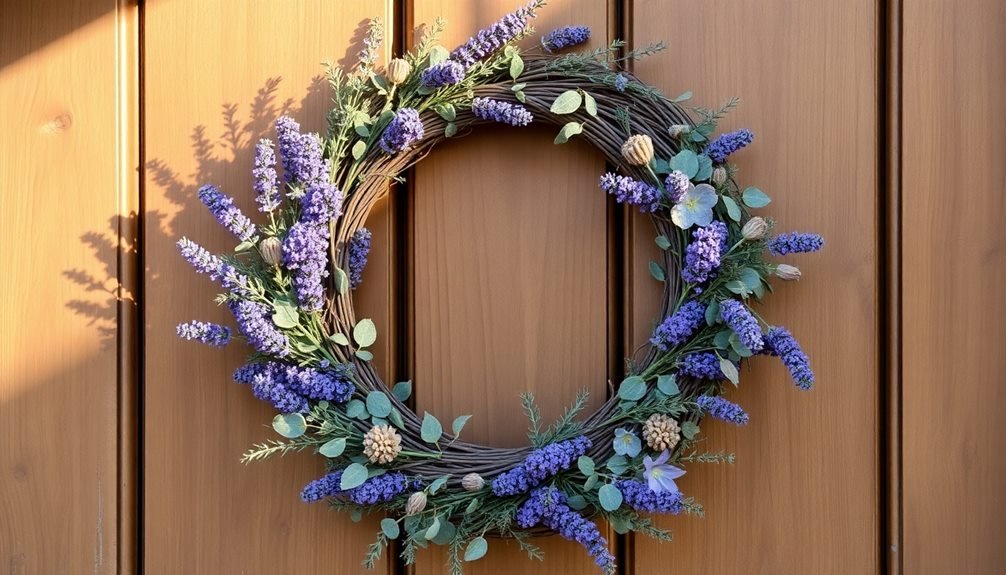 natural herbal decor wreaths