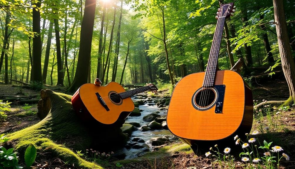 nature inspired acoustic guitar melodies