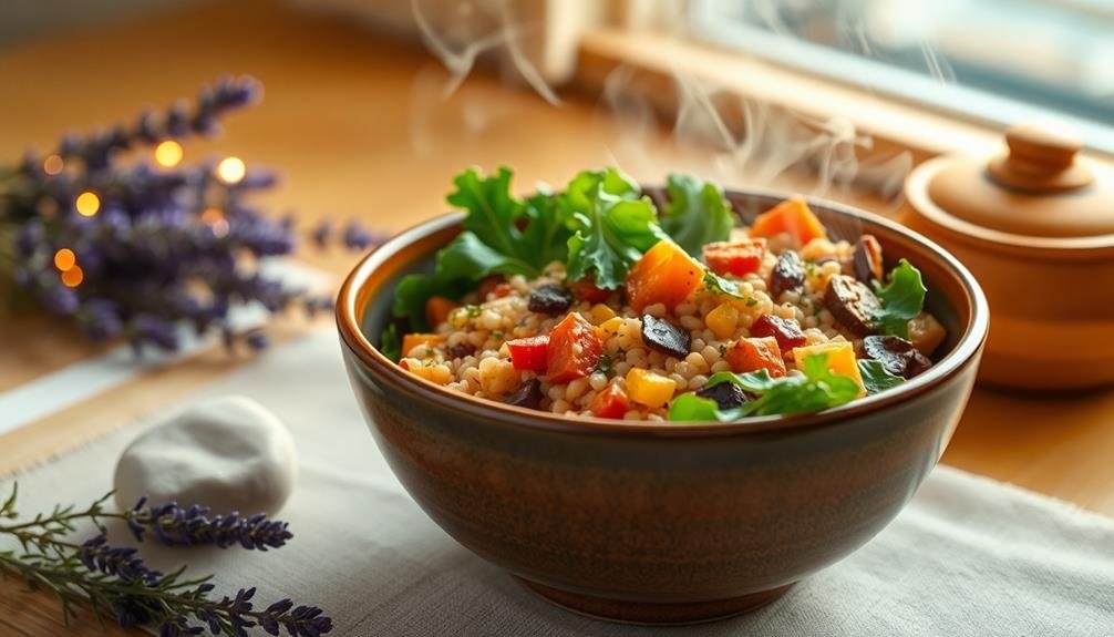nutritious calming grain bowls