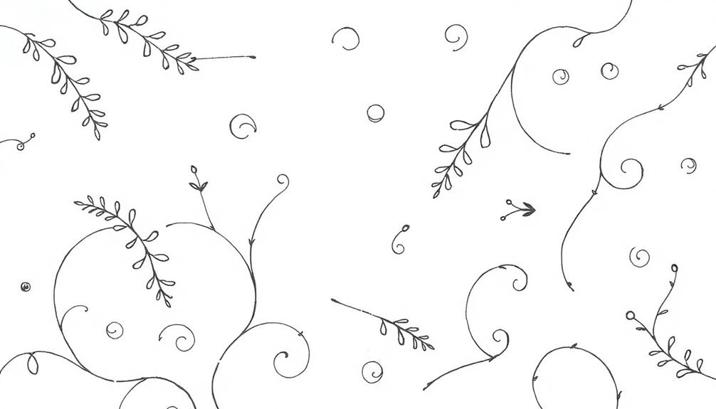 organic sketching of nature