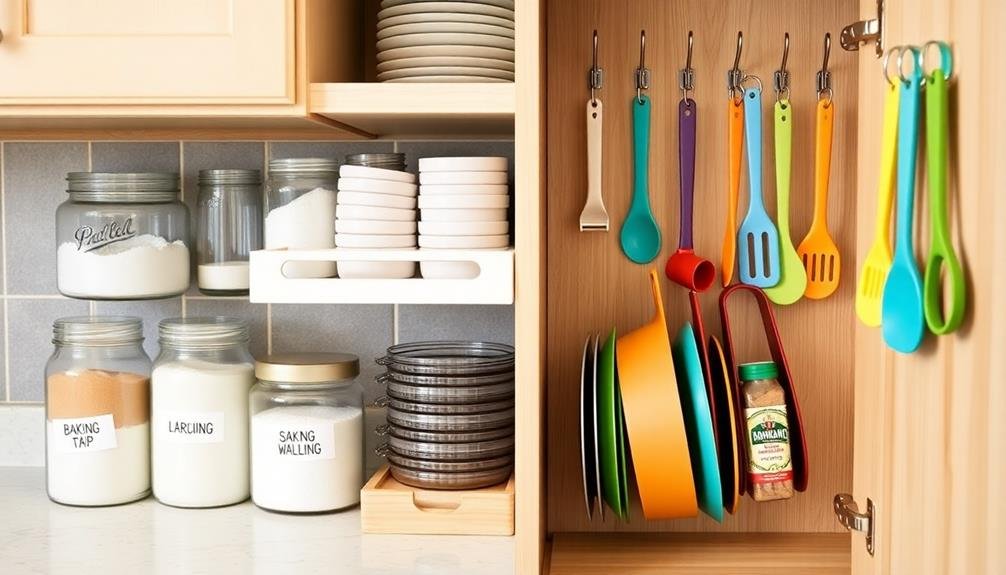 organize kitchen surfaces efficiently