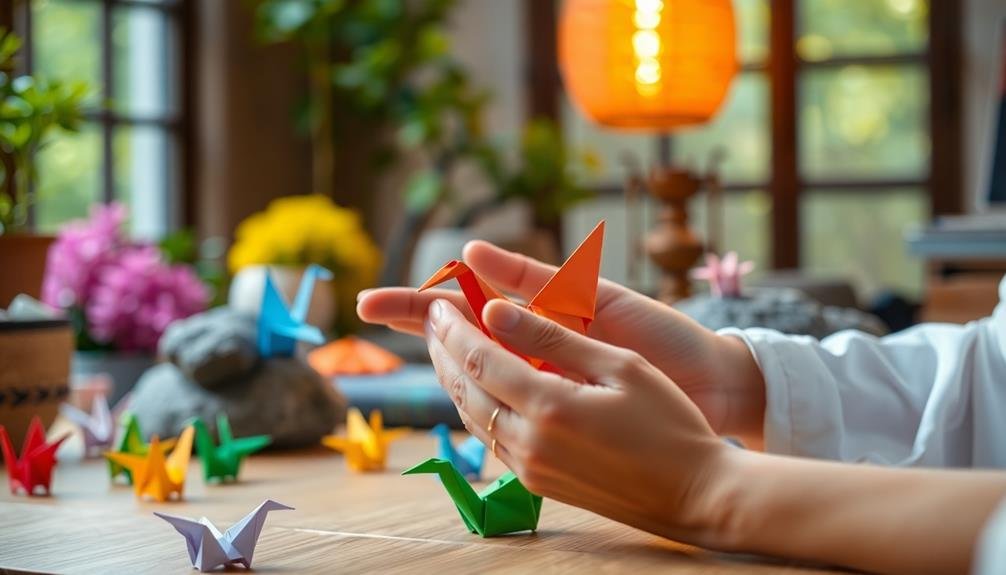 Why Origami Folds Away Stress and Worries