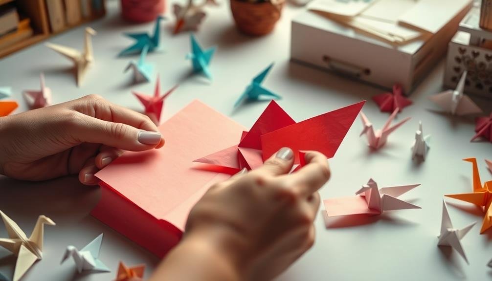 origami for stress relief
