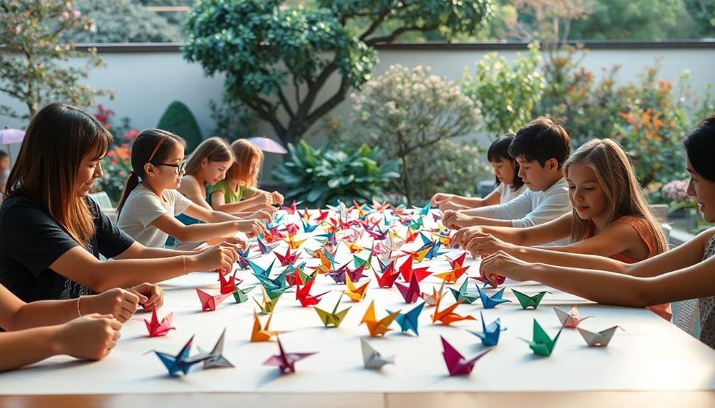 origami fostering community bonds