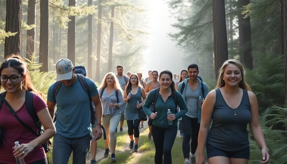 outdoor adventure group gatherings