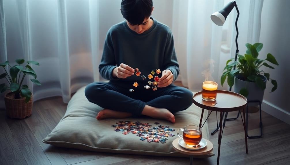 puzzles enhance self care routine