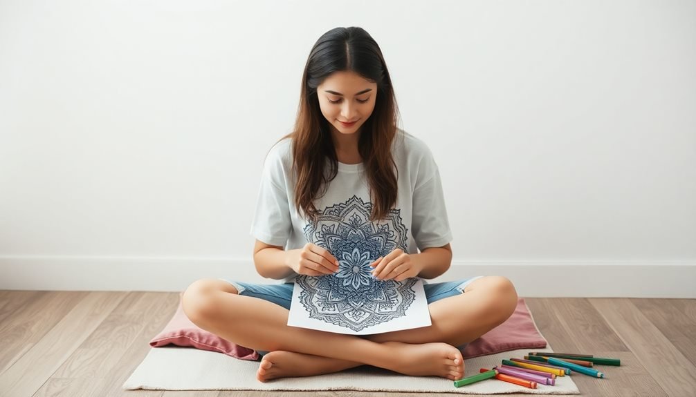 relaxation through creative expression