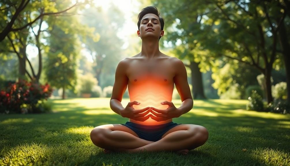 relaxation through deep breathing