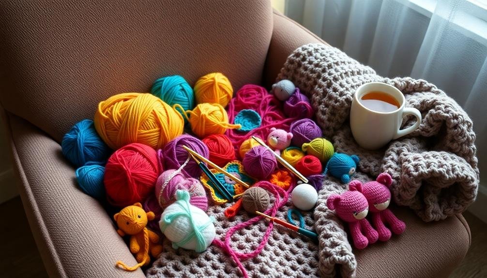 relaxing crochet projects today