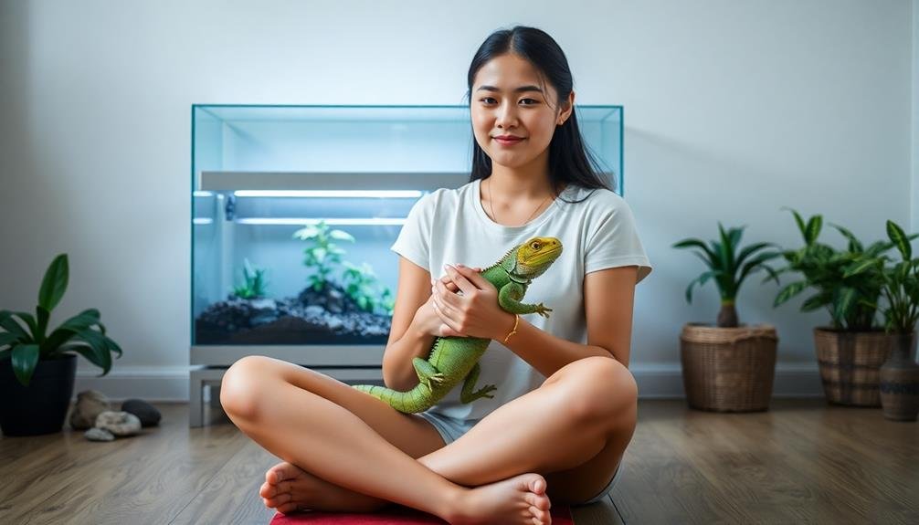 reptile care eases anxiety