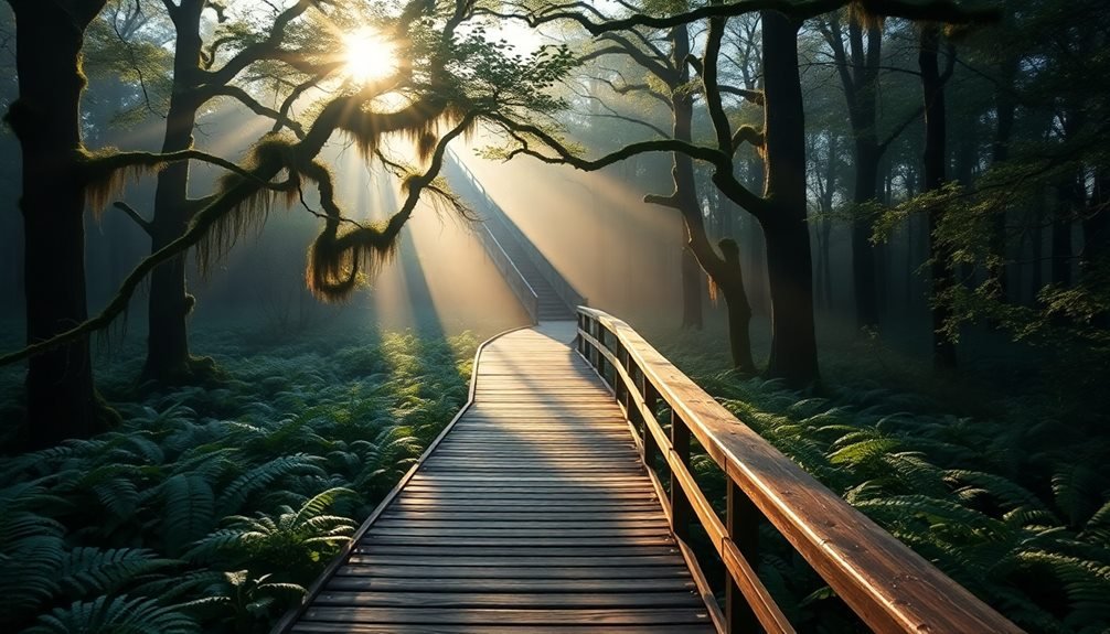scenic trails in nature