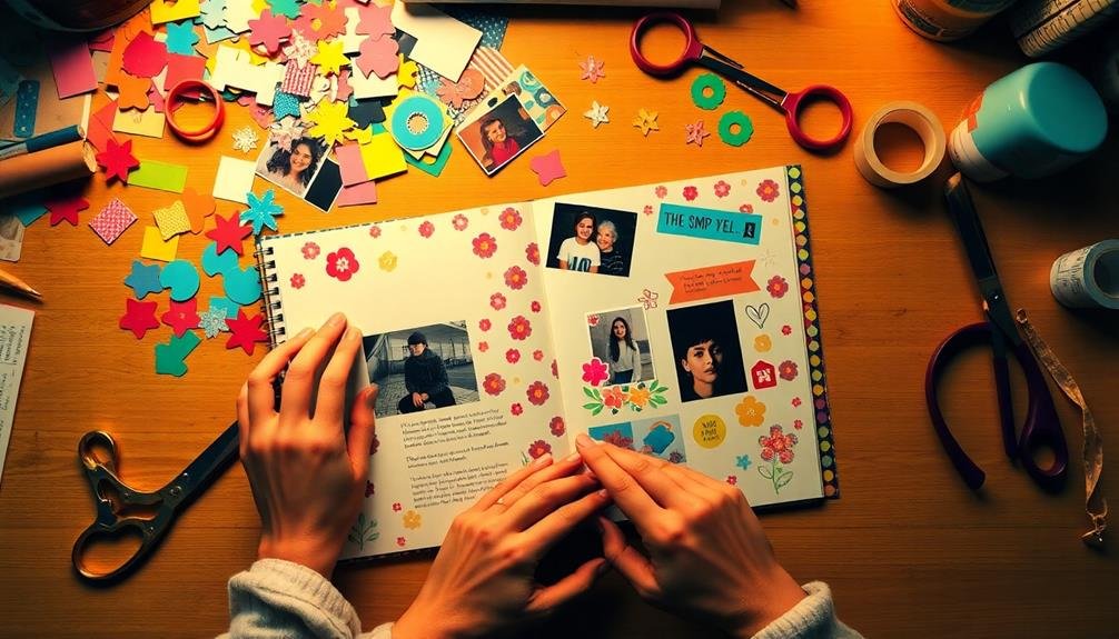 scrapbooking alleviates anxiety creatively
