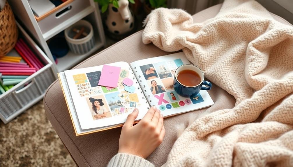 scrapbooking alleviates anxiety symptoms