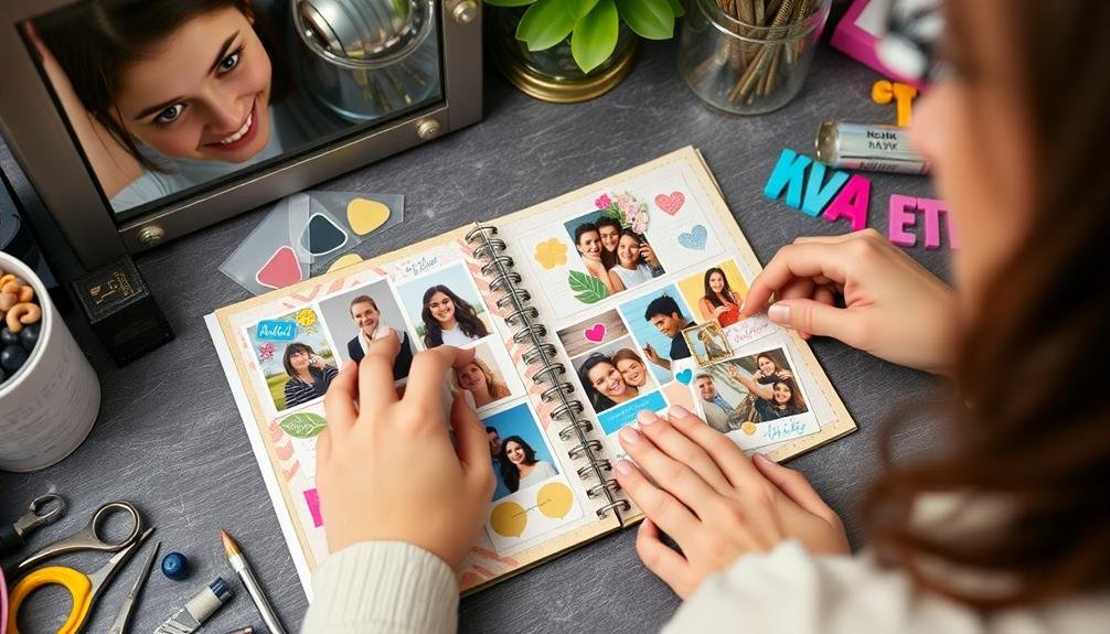 scrapbooking for positive mindset