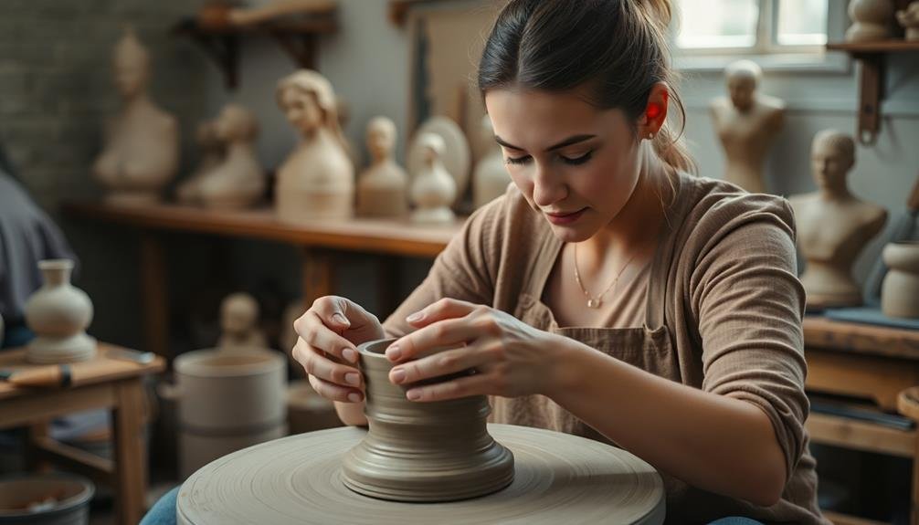 sculpting promotes mindfulness and reflection