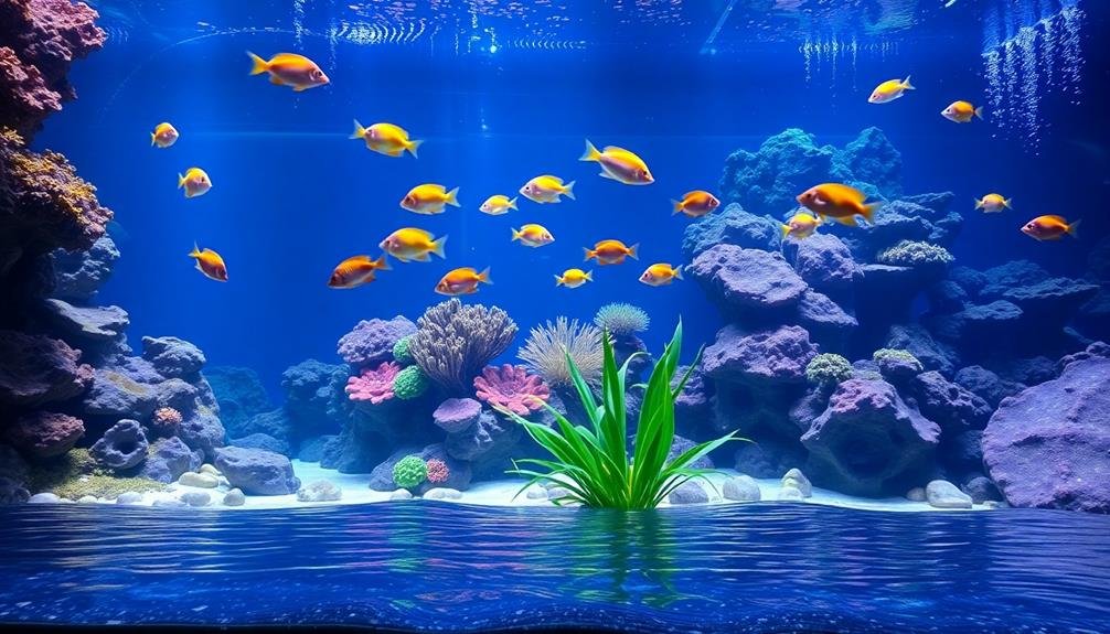serene aquatic stress relief