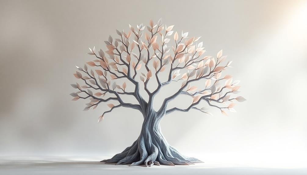 serene botanical growth symbolism
