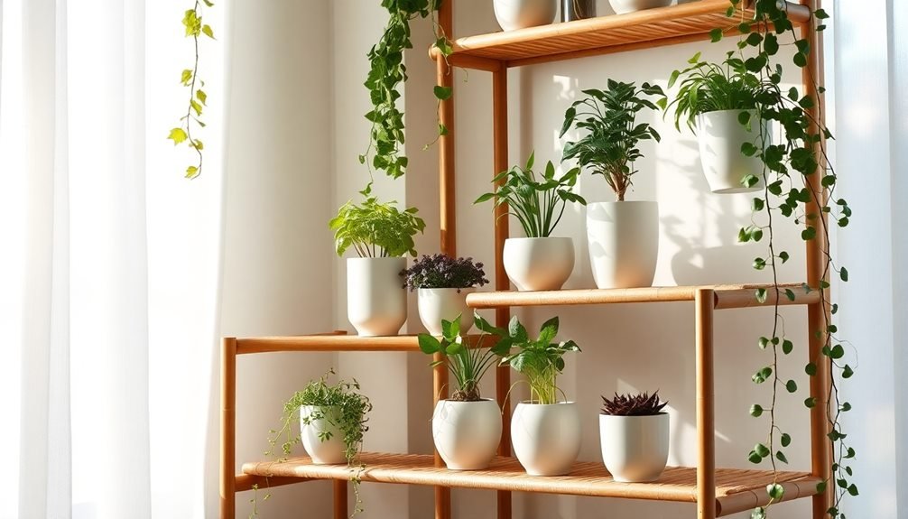 serene indoor herb layouts