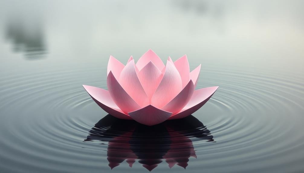 serene lotus blossom design