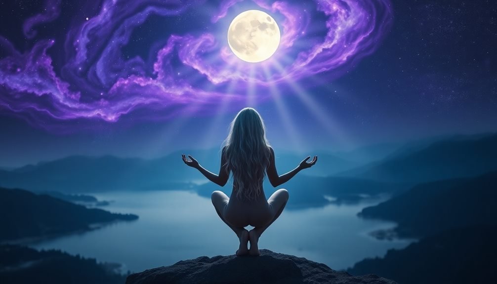 serene nighttime reflection practices