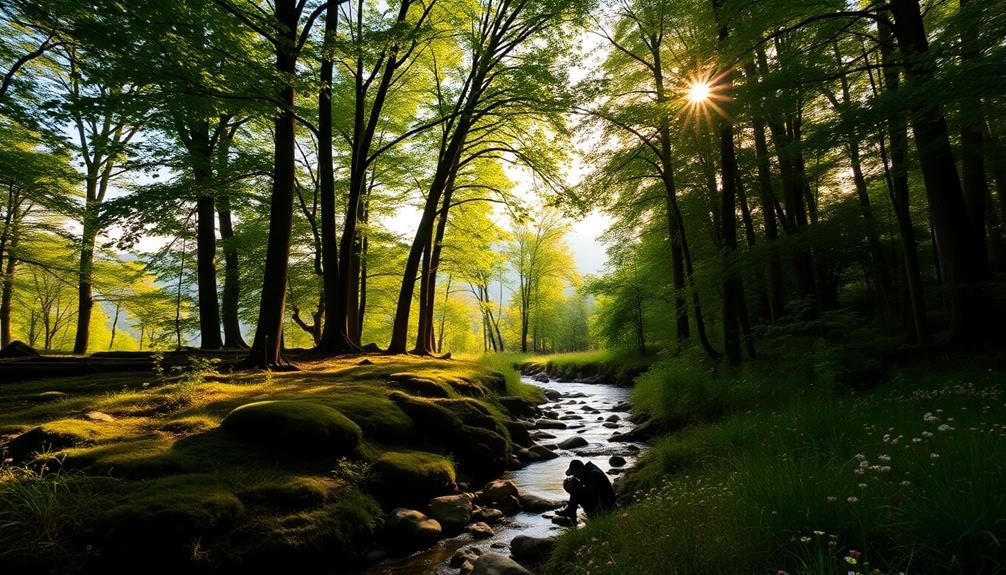serene outdoor environments selection