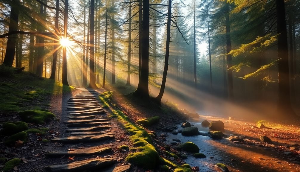 serene paths for relaxation