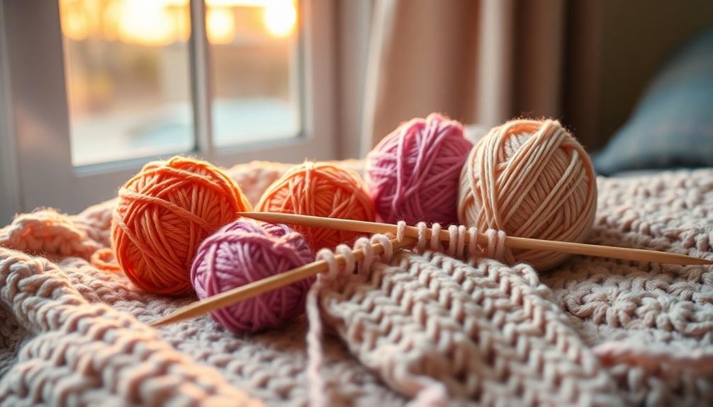 serene sunset inspired color palette