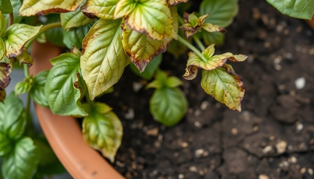 signs of plant dehydration