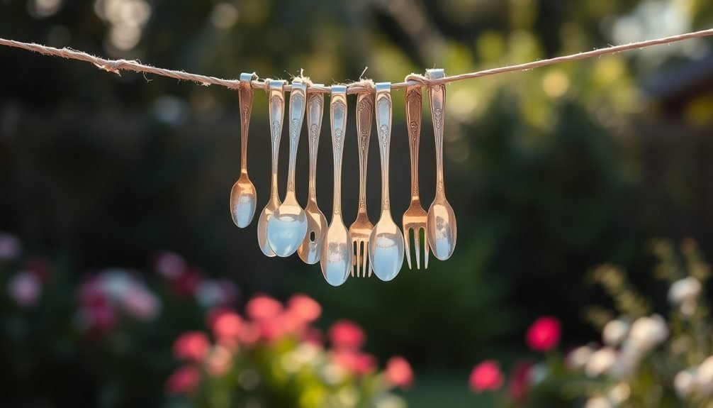 silverware wind chime craft