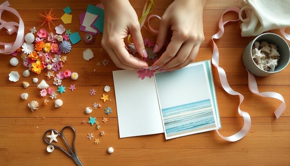 simple calming scrapbook techniques