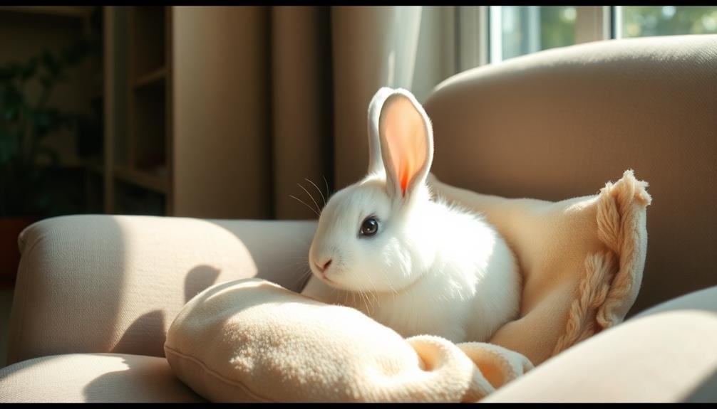 soft cuddly rabbit companions