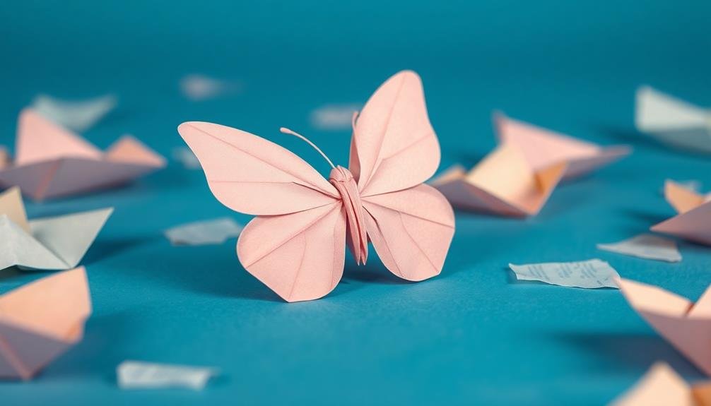 soothing butterfly crafting session