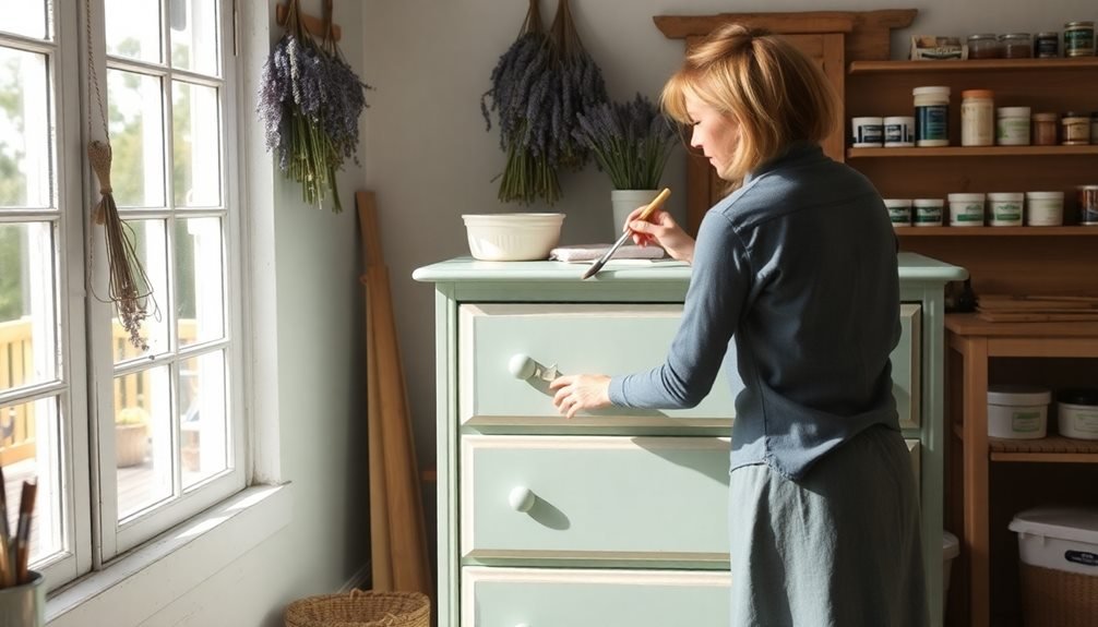 soothing chalk paint technique