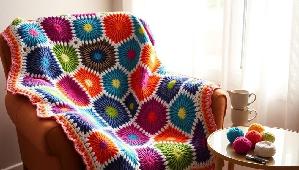 soothing crochet blanket design