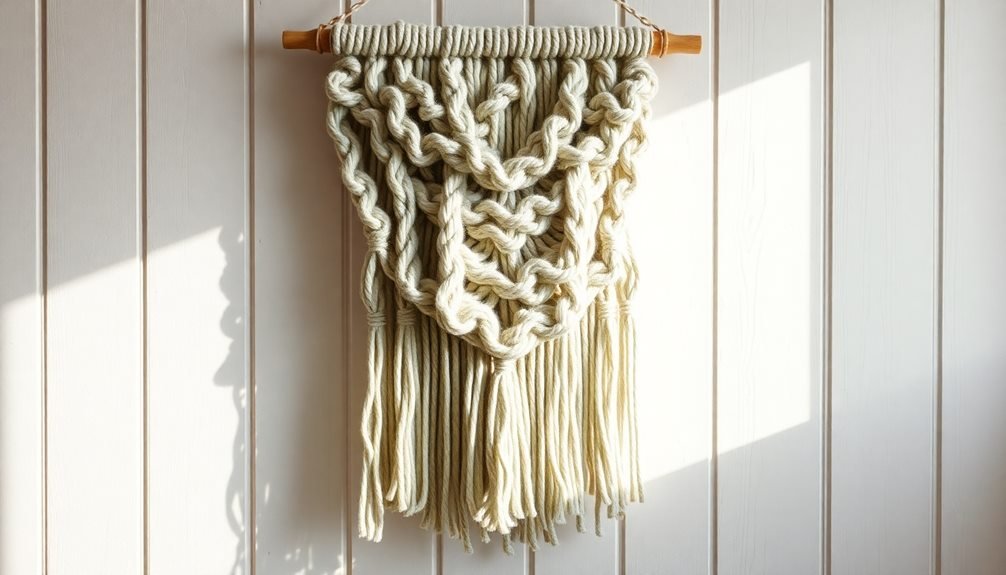 soothing fabric wall decor