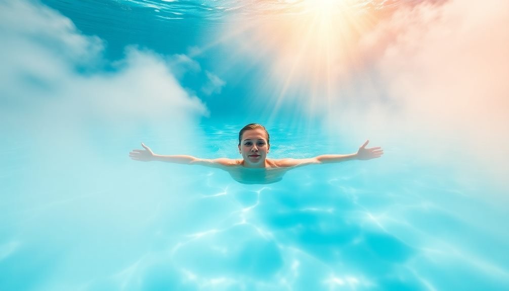 soothing warm water therapy