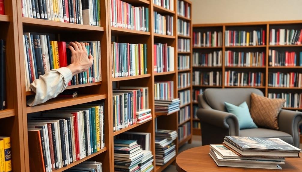 sorting literature and periodicals