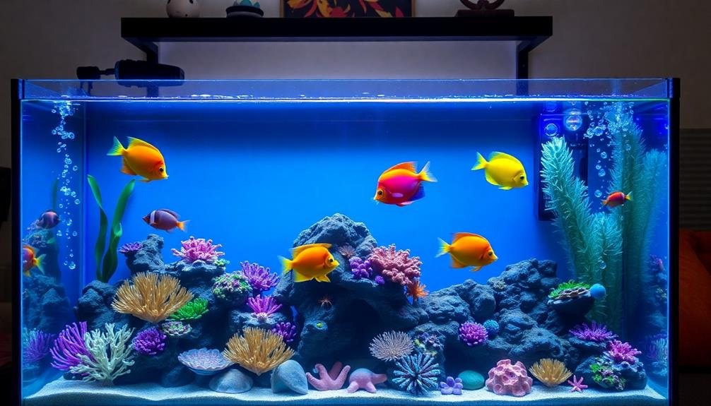 stress reducing fish tank setups