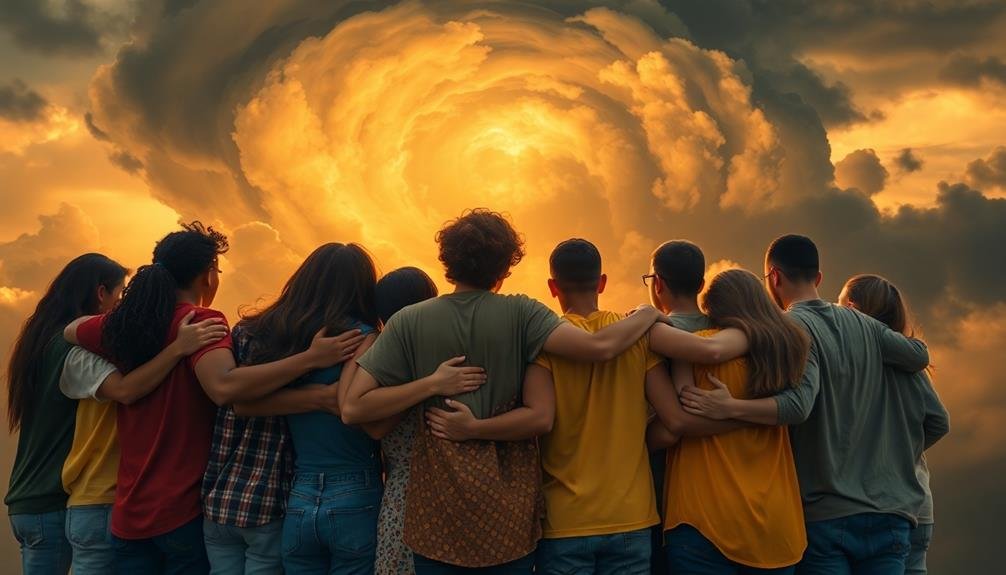 support overcomes fear together