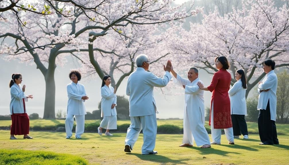 tai chi alleviates newcomer anxiety