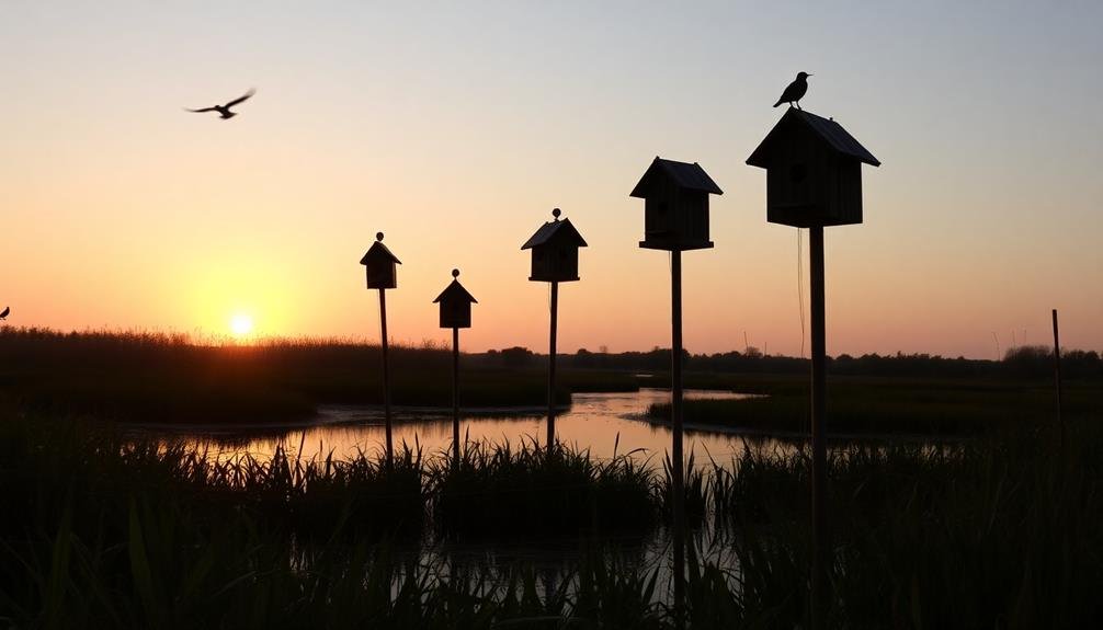 tranquil avian habitat development