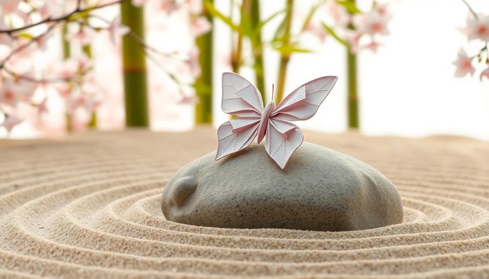 tranquil butterfly serenity