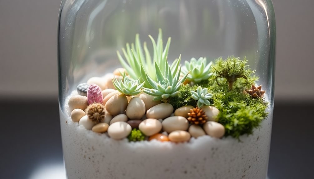 tranquil miniature garden decor