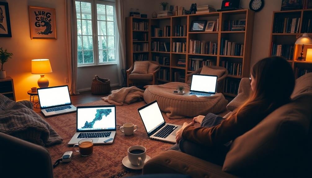virtual quiet reading gatherings