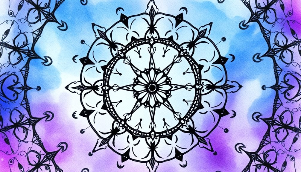 watercolor zentangle art techniques