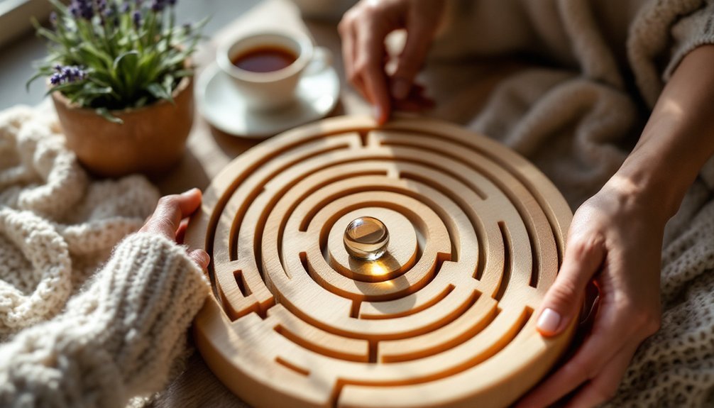 anxiety relief maze games