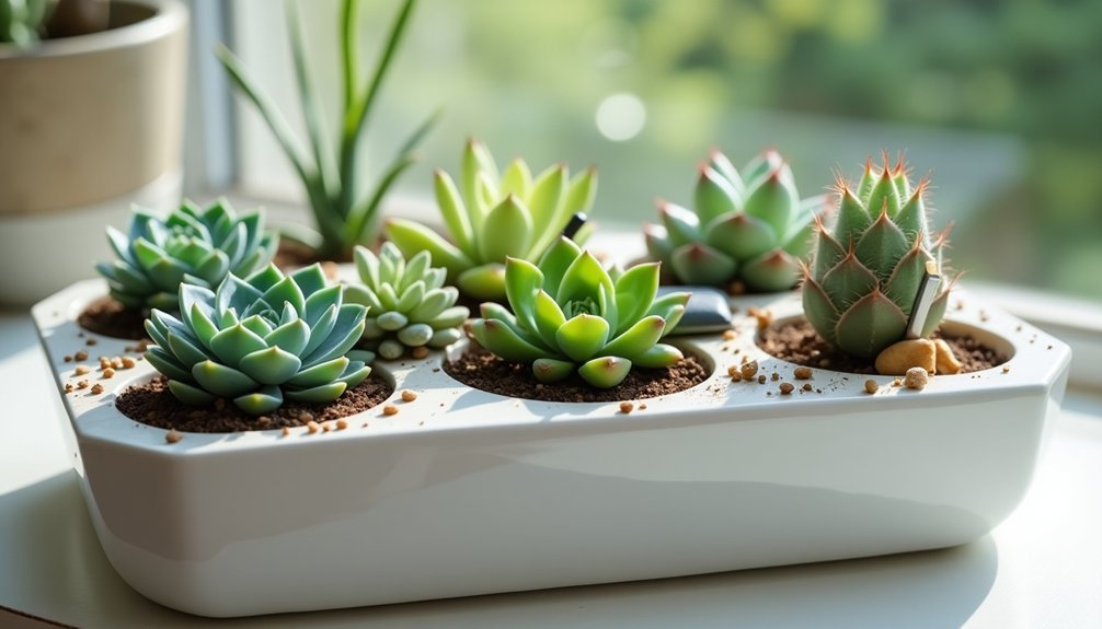 calming succulent growing kits