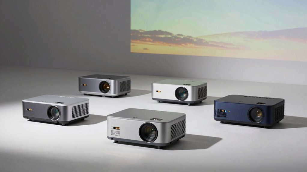 fifteen projectors scaling artwork